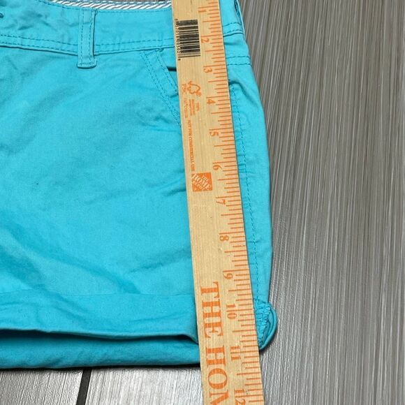 Aeropostale MIDI twill short womens sz 2 low rise stretch retro Y2K - Picture 2 of 12